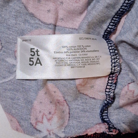 Strawberry Print Kids Dress - Blue and Red - Picture 6 of 6